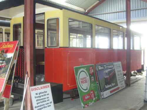 Shane's Castle Railway trailer Open 