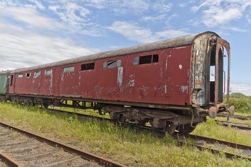 BR 25231 Mk 1 Corridor Second (scrapped) built 1957