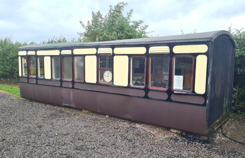 LSWR 145 Six-wheel 4 Compartment First (part body only) built 1888