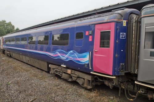 BR 42162 Mk 3 HST Trailer Standard, later HST TSB built 1977