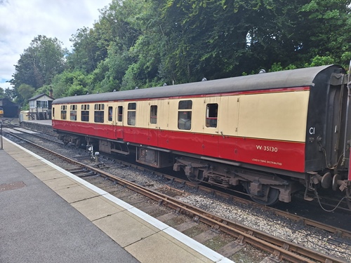 BR 35130 Mk 1 Brake Corridor Second built 1957