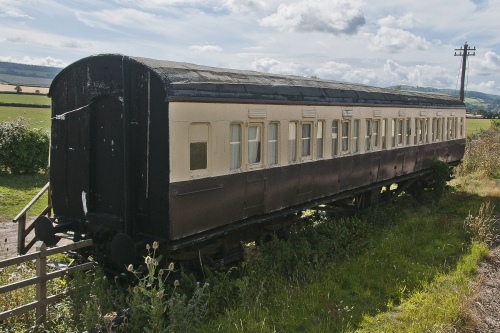 GWR 3980 Toplight Corridor 3rd; later, Camping Coach built 1919