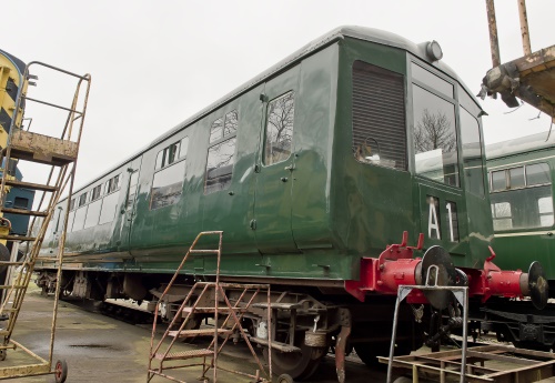 BR 56097 Class 100 DMU: Driving Trailer Composite Lavatory built 1957