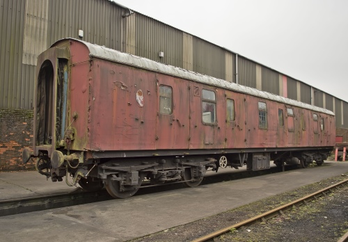 BR 80782 Mk 1 Gangwayed Full Brake, later Newspaper Van built 1955