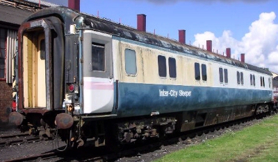 BR 10509 Mk 3a Convertible Sleeper with Pantry (scrapped) built 1981