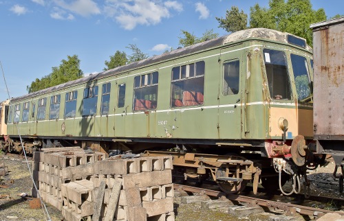 BR 56047 Class 114 DMU: Driving Trailer Lavatory Composite built 1956