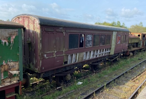 NER 1593 6-wheel Officers' Saloon (body only) built 1896