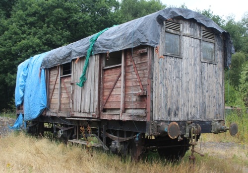 LMSR 4384 Six-wheel Covered Carriage Truck built 1931