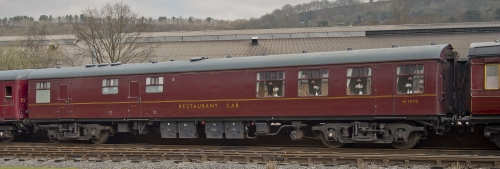 BR 1970 Mk 1 Unclassed Restaurant Car (later RBR) built 1960