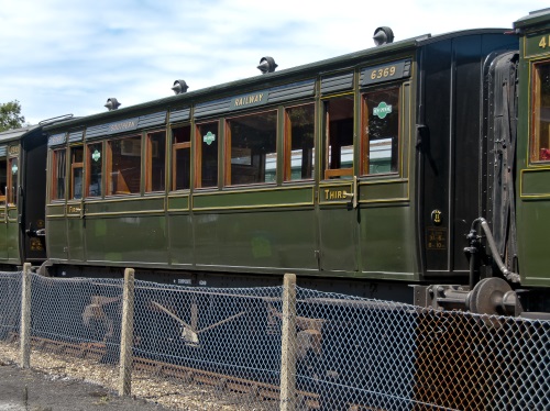 LCDR 20 Six-w Saloon: body only, on SR PMVY 1533 u'frame built 1887