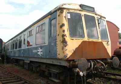 BR 50645 Class 108 DMU: Driving Motor Composite Lavatory built 1958