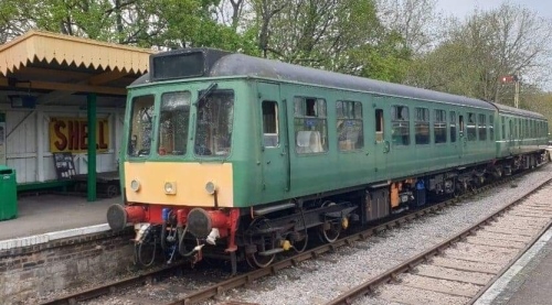 BR 52025 Class 107 DMU: Driving Motor Composite Lavatory built 1961