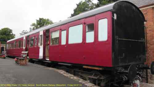 BR 59740 Class 115 DMU: Trailer Second built 1960