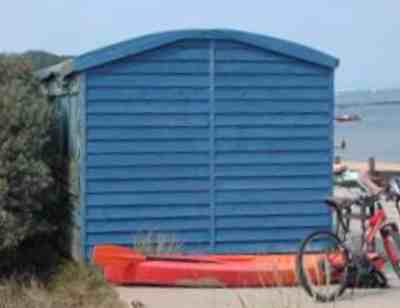 Metropolitan Three Metropolitan Railway bodies (now beach huts) 