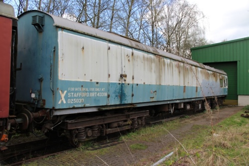 BR 34995 Mk 1 Brake Corridor Second, later Bullion Van built 1956