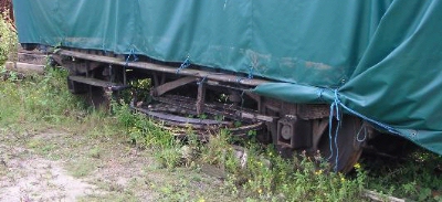 LSWR 5510 Four-wheel luggage van (underframe only) built 1921