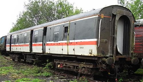 BR 80895 Mk 1 Full Brake then 100/110mph Brake Van(scrapped) built 1957