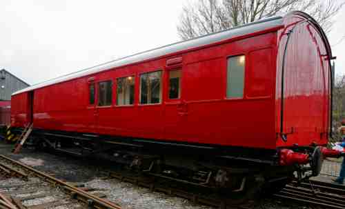 LMS 8761 Corridor Composite (later WW2 Ambulance Car) built 1924