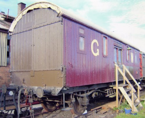 GWR 565 Churchward 'Python' CCT (Covered Carriage Truck) built 1914