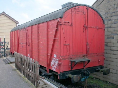 LMS 37071 Four-wheel CCT (Covered Carriage Truck) built 1938