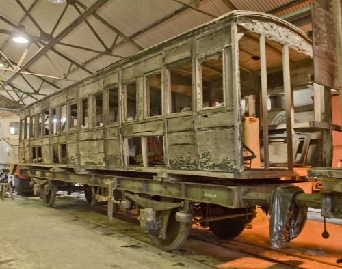 NER 1056 Four-wheel 5 Compartment Third (body only) built 1881